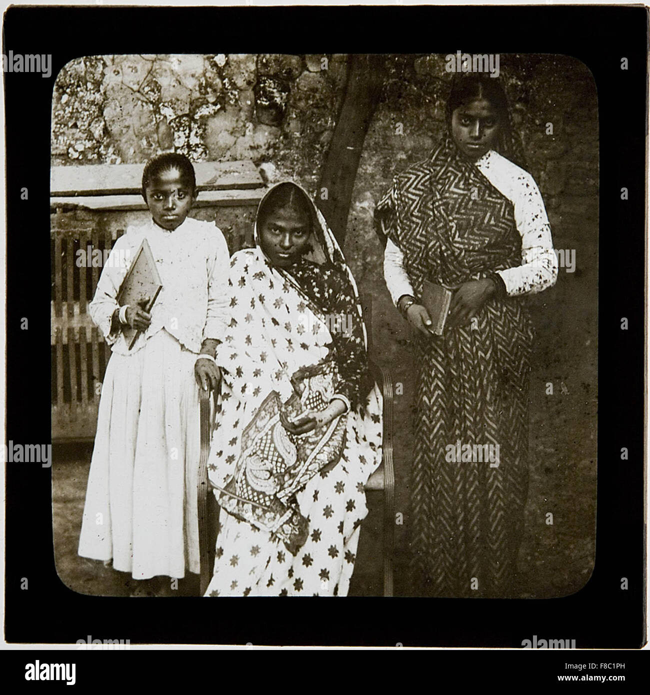 unknown "Christian Girls", India Stock Photo