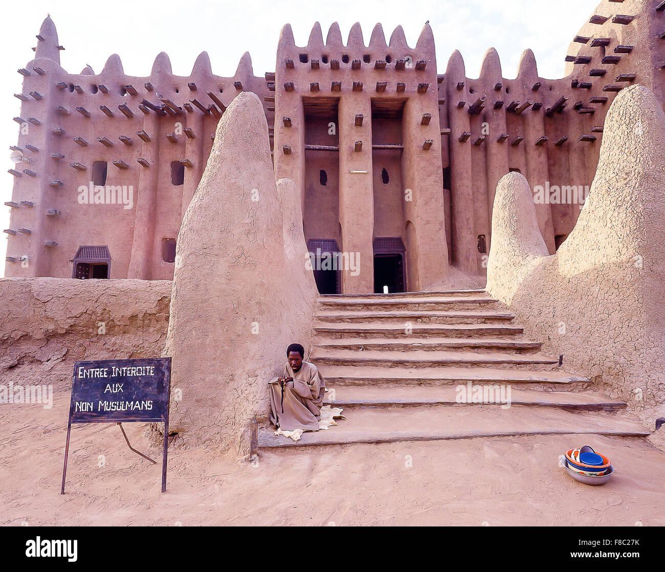 Great Mosque of Djenné, Mali. Stock Photo