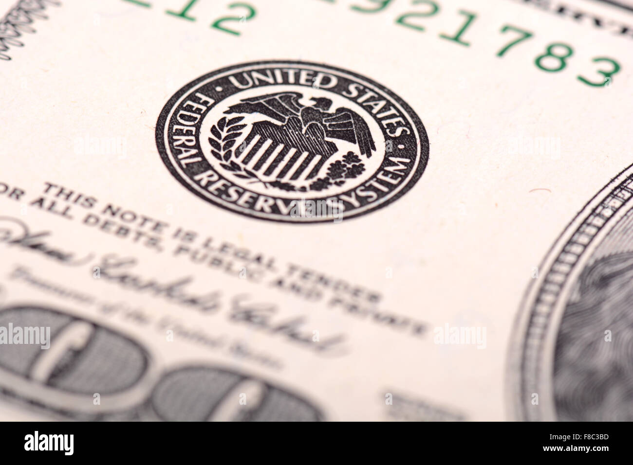 American green dollar money detail and close-up Stock Photo - Alamy
