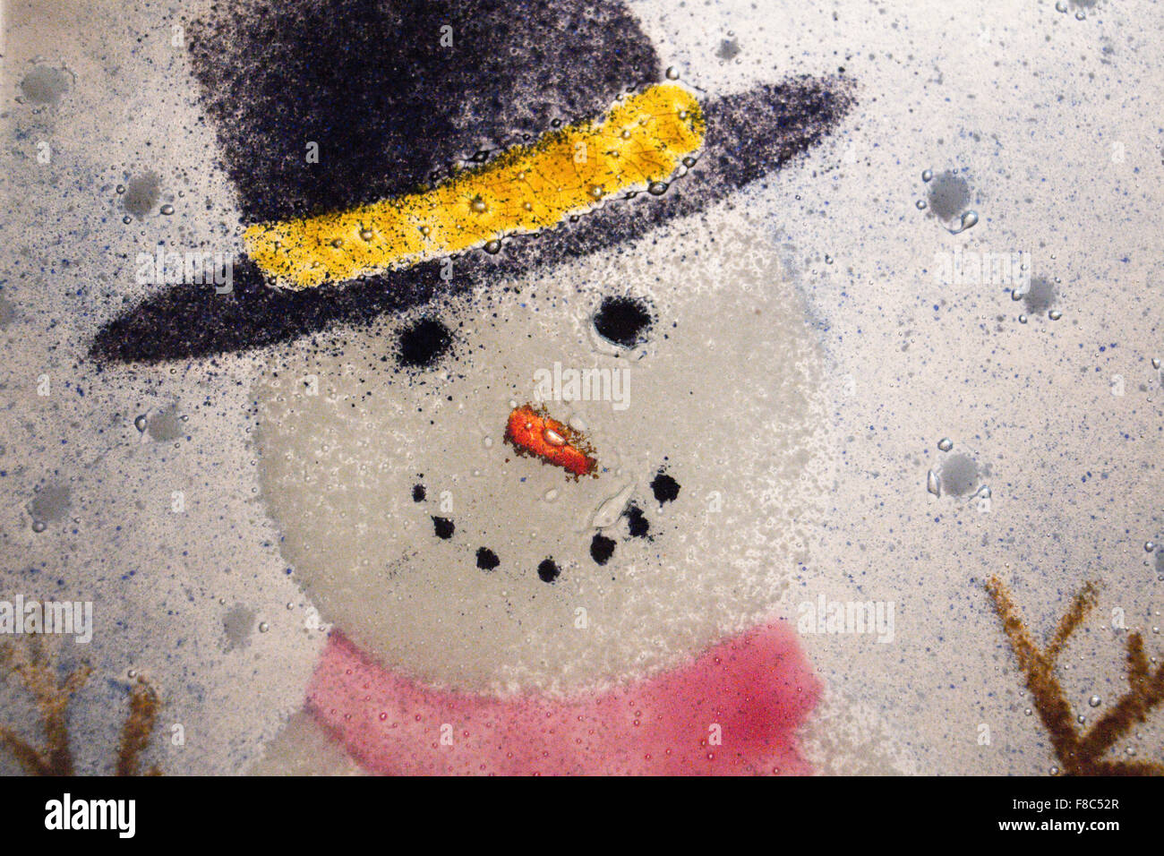 Snowman illustration Stock Photo