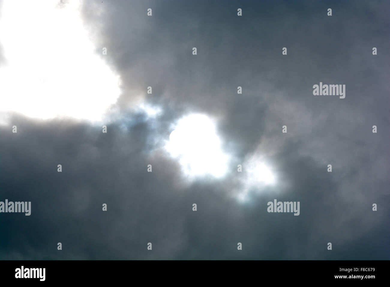 white fluffy clouds in the blue sky Stock Photo - Alamy