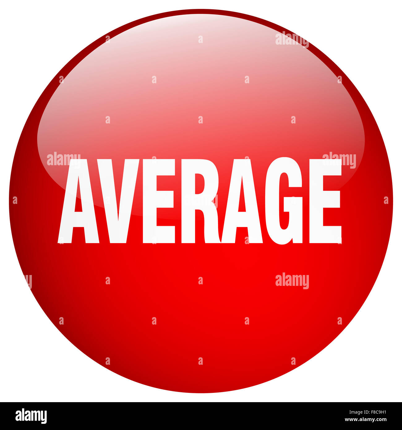 average red round gel isolated push button Stock Photo - Alamy