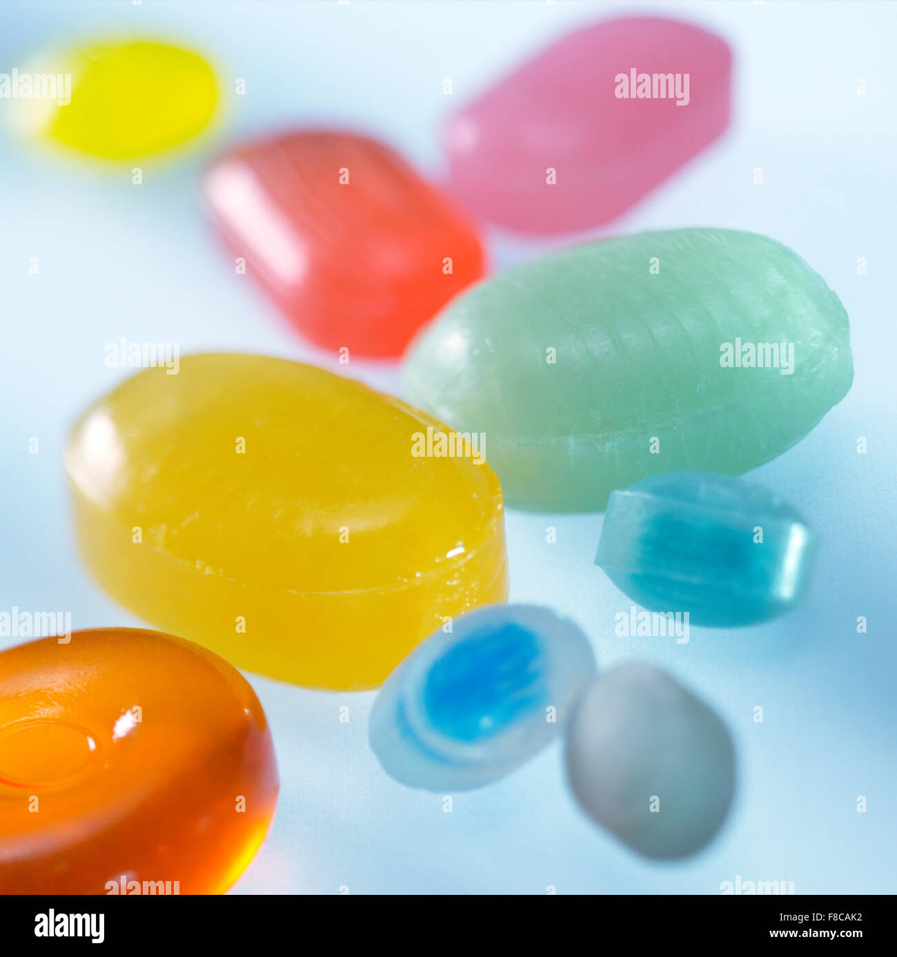 selection of candies Stock Photo