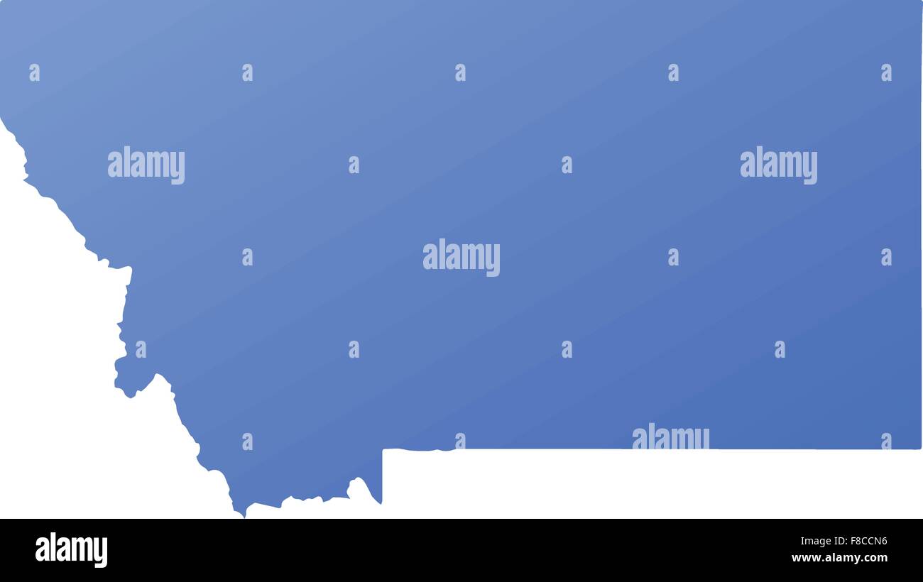state map with blue gradient Stock Vector Image & Art - Alamy