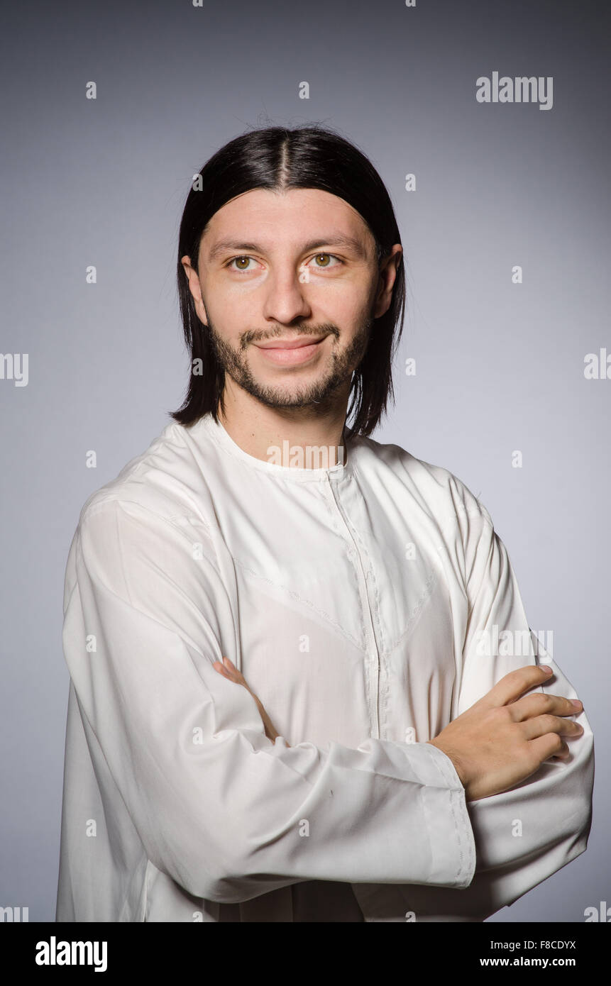 Priest man in religious concept Stock Photo Alamy