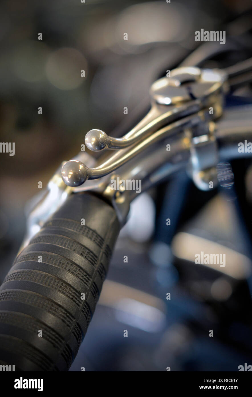 vintage motorcycle handlebars