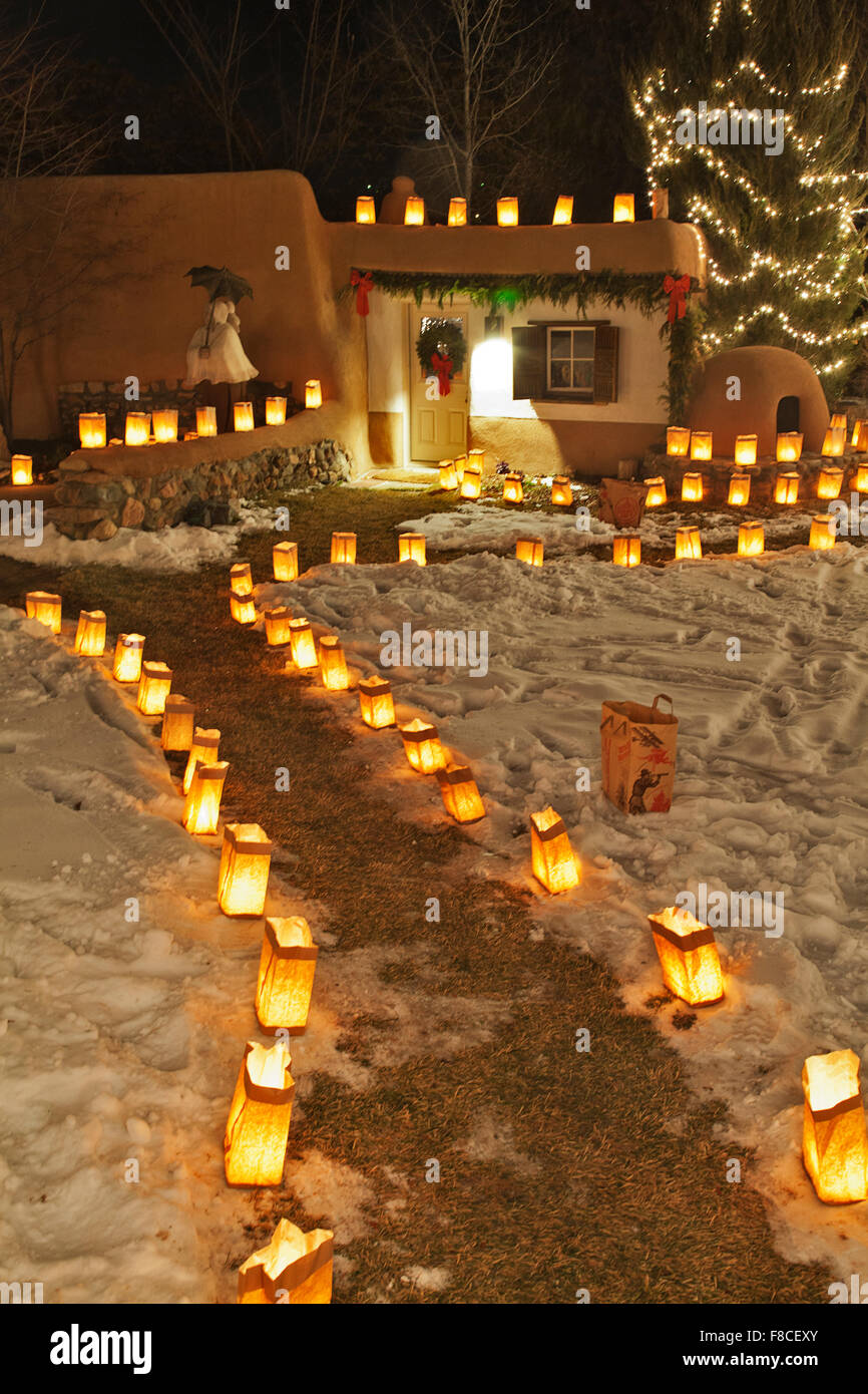 Luminaria santa fe hires stock photography and images Alamy