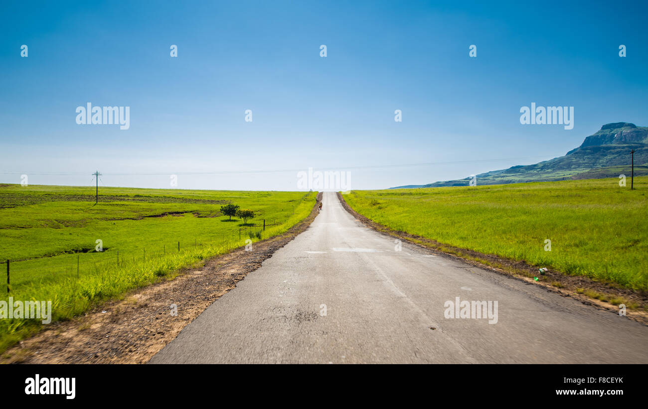 Panoramic view of the Drakensberg National Park in Kwazulu Natal Stock ...