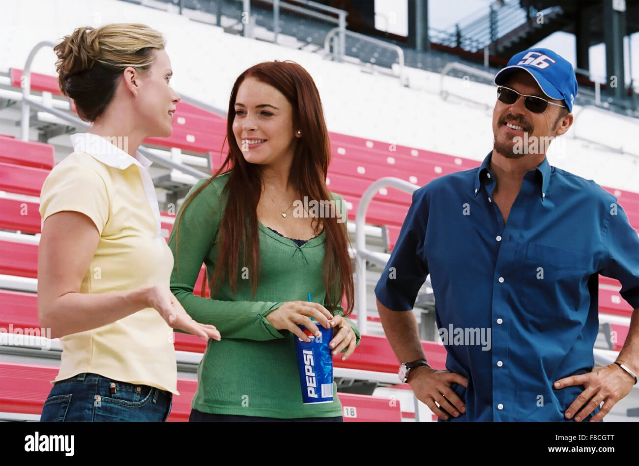 HERBIE FULLY LOADED 2005 Walt Disney Studios film with from left