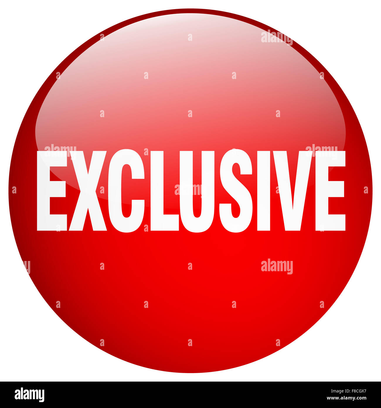 exclusive red round gel isolated push button Stock Photo - Alamy