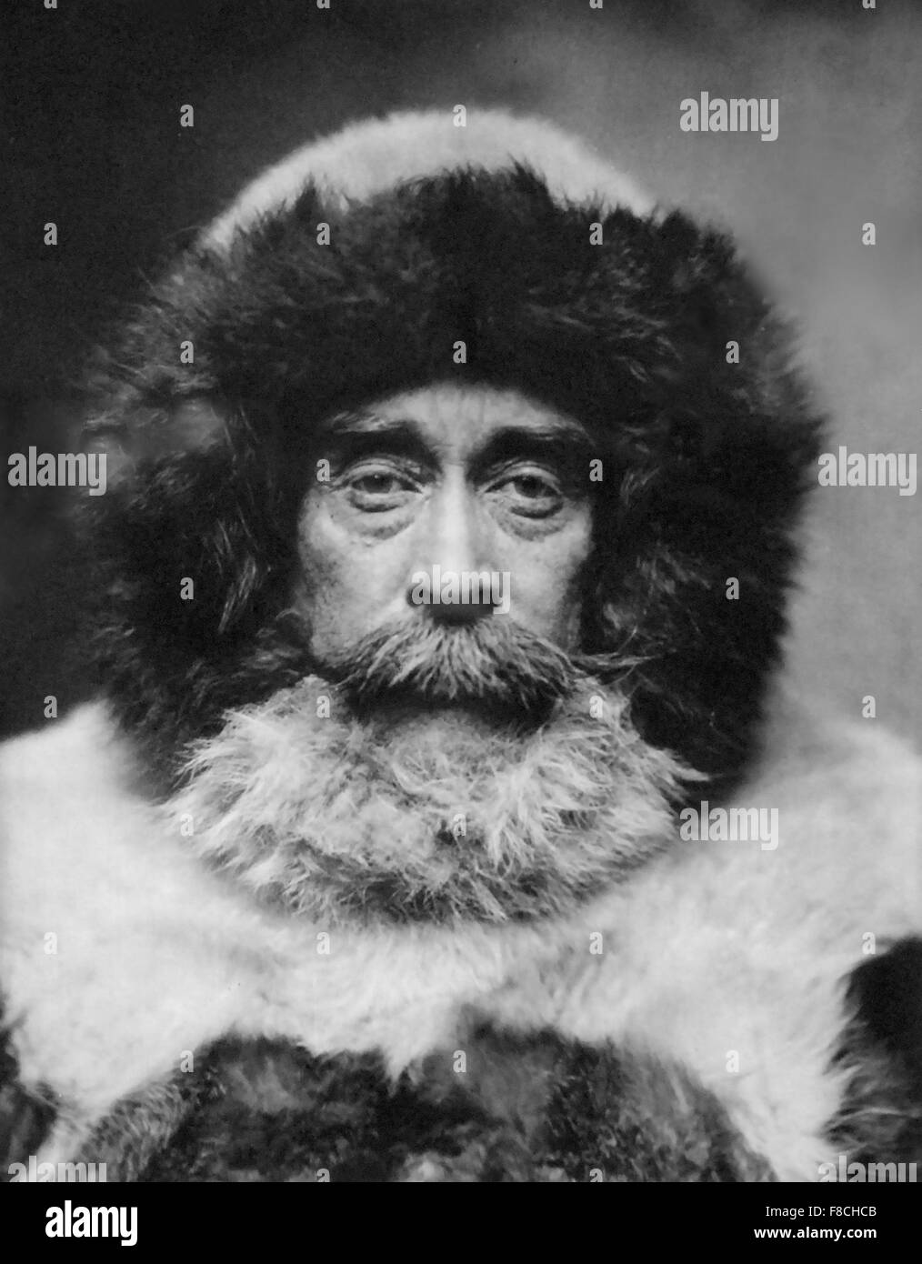 ROBERT PEARY  (1856-1920) American explorer in 1909 Stock Photo