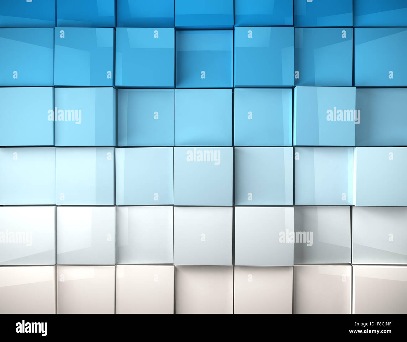 Abstract image of cubes background in blue toned Stock Photo - Alamy