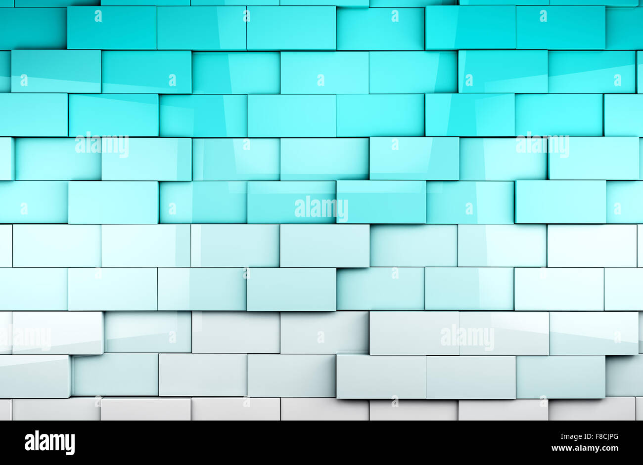 Abstract image of cubes background in blue toned Stock Photo - Alamy