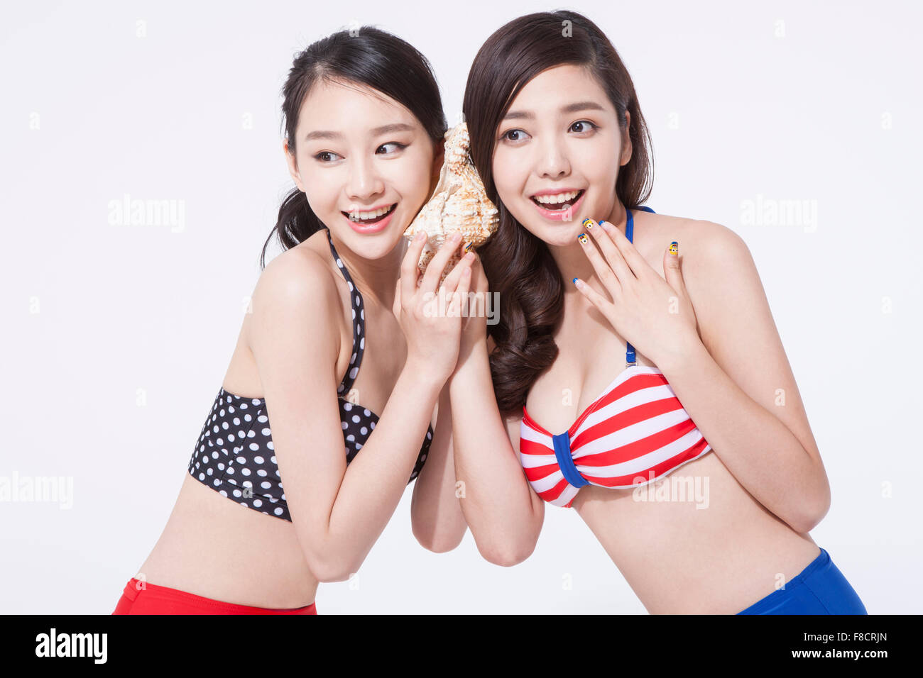 Two Funny Girls Try on Bras in Showroom Stock Photo - Image of laughter,  admire: 115056094