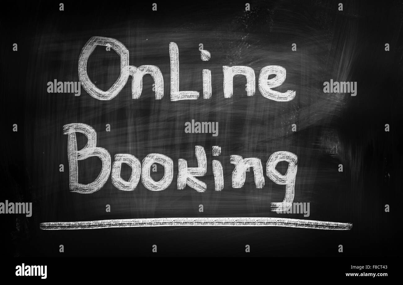Online Booking Concept Stock Photo