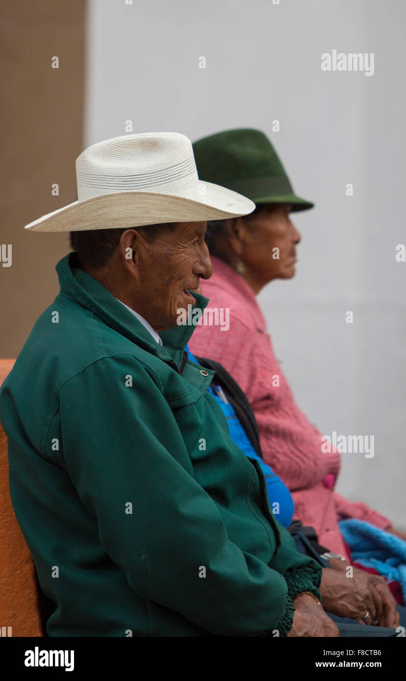 Indian rural old man sitting hi-res stock photography and images - Alamy