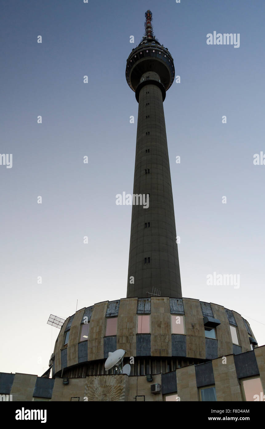 Tower Ruse TV Tower, Ruse, Bulgaria Stock Photo - Alamy