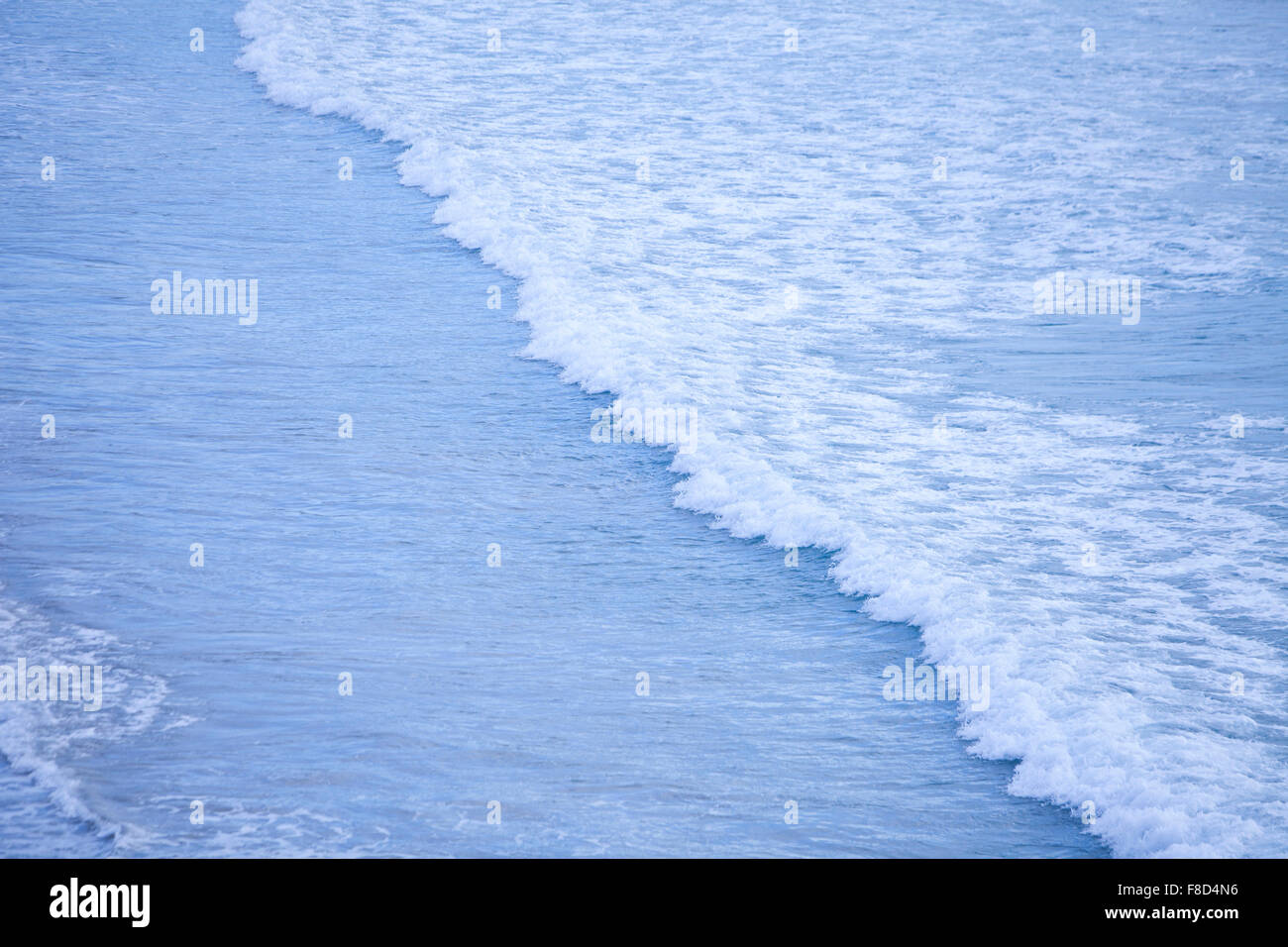 sea waves seen from the sky Stock Photo