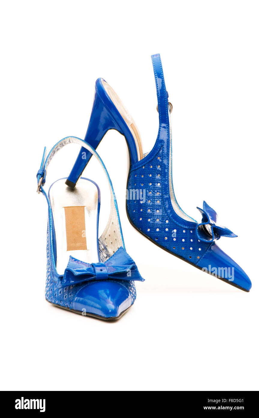 Woman shoes isolated on the white background Stock Photo - Alamy