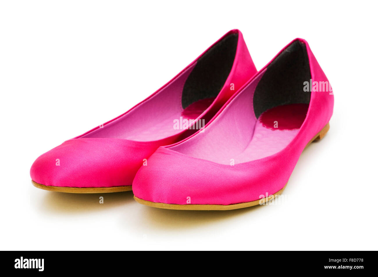 Woman shoes isolated on the white background Stock Photo - Alamy