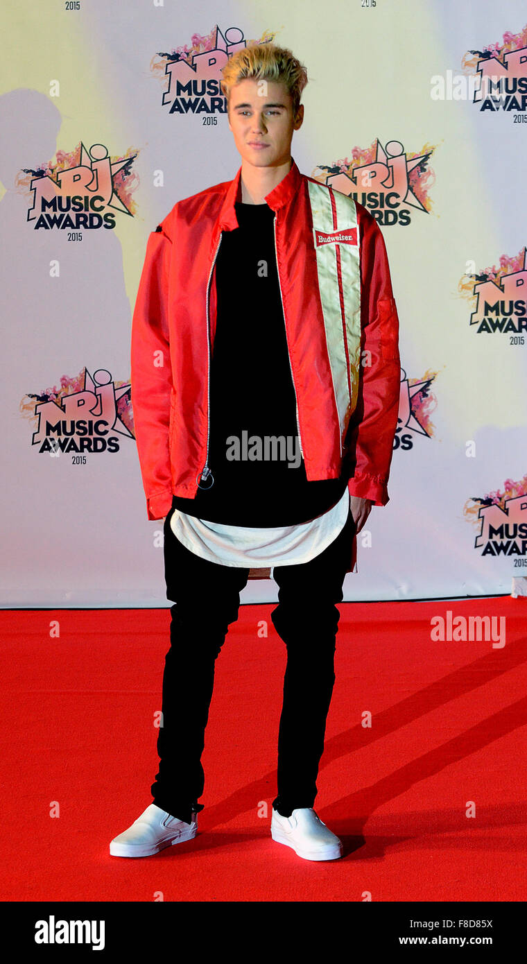 2015 NRJ Music Awards presented by French radio station NRJ Featuring:  Justin Bieber Where: Cannes, France When: 07 Nov 2015 Stock Photo - Alamy