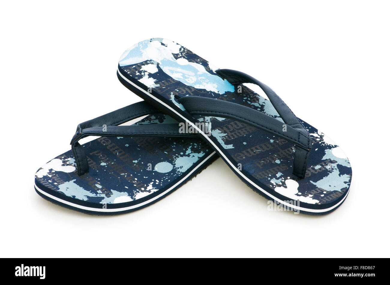 Summer shoes isolated on the white background Stock Photo - Alamy