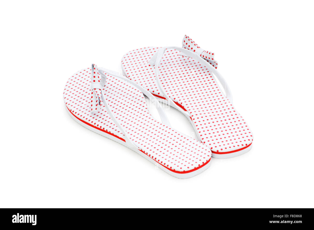 Summer shoes isolated on the white background Stock Photo - Alamy