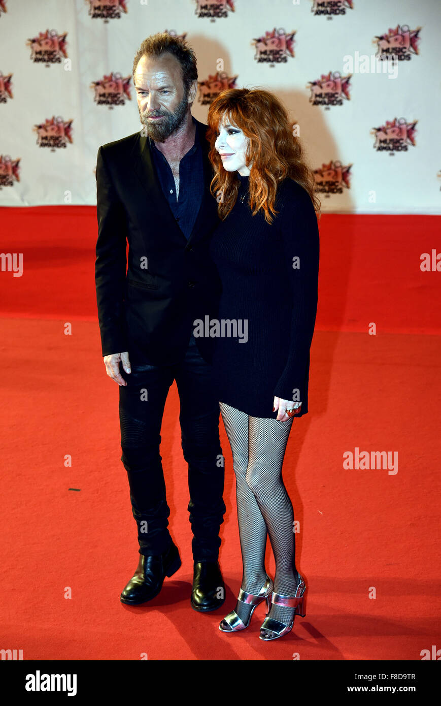 2015 NRJ Music Awards presented by French radio station NRJ Featuring:  Sting, Mylène Farmer Where: Cannes, France When: 07 Nov 2015 Stock Photo -  Alamy