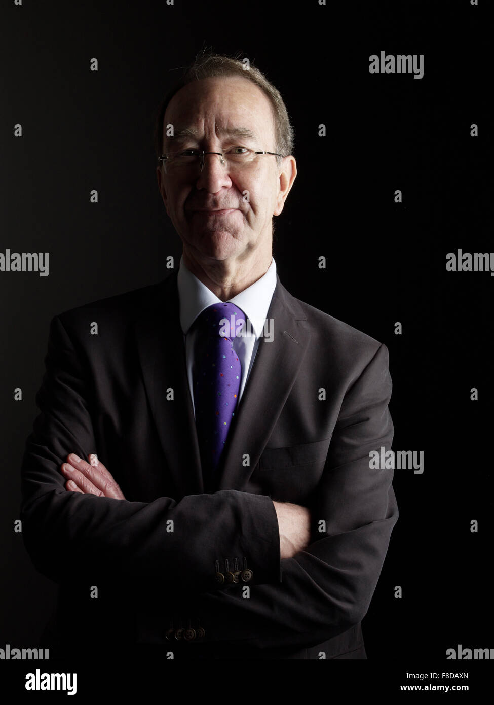 Sir Ian Kershaw at The Oldie Literary Lunch 8/12/15 Stock Photo - Alamy