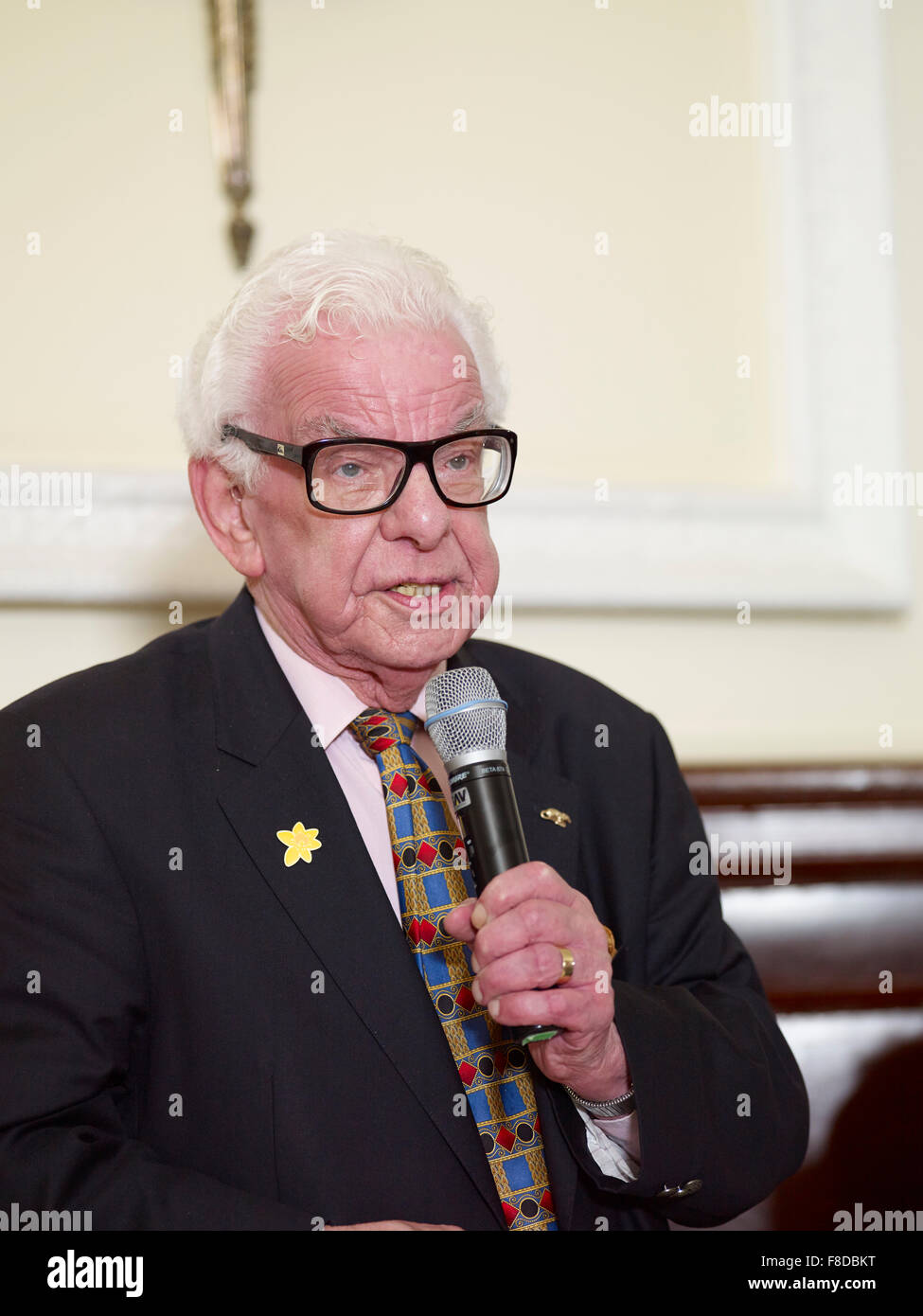 Barry Cryer at the Oldie Literary Lunch 8/12/15 Stock Photo Alamy