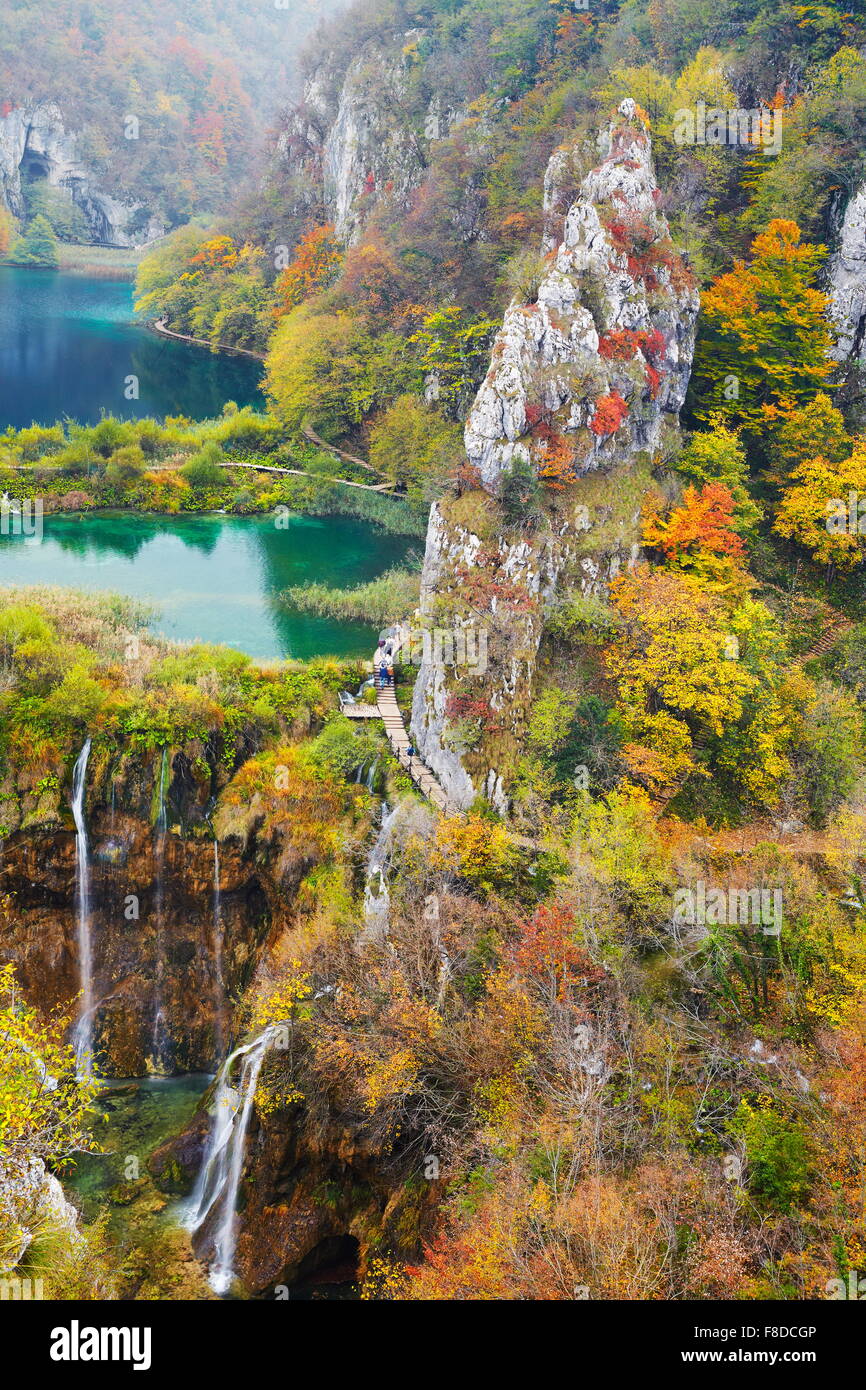 Croatia - Plitvice Lakes National Park, UNESCO Stock Photo
