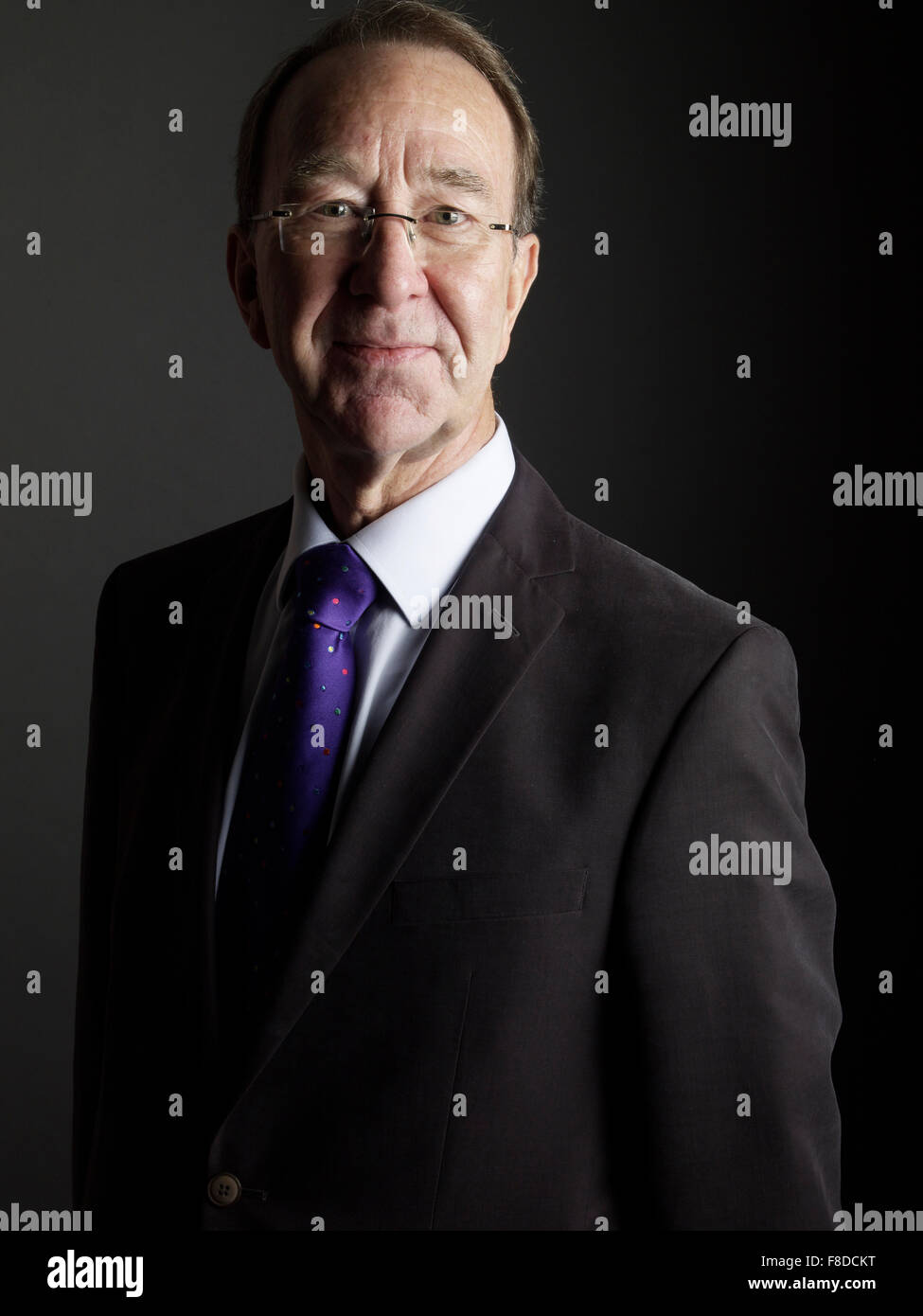 Sir Ian Kershaw at The Oldie Literary Lunch 8/12/15 Stock Photo - Alamy