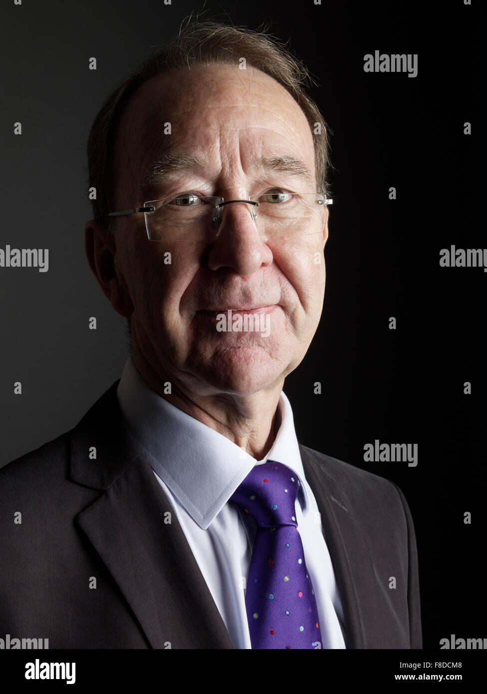 Sir Ian Kershaw at The Oldie Literary Lunch 8/12/15 Stock Photo - Alamy