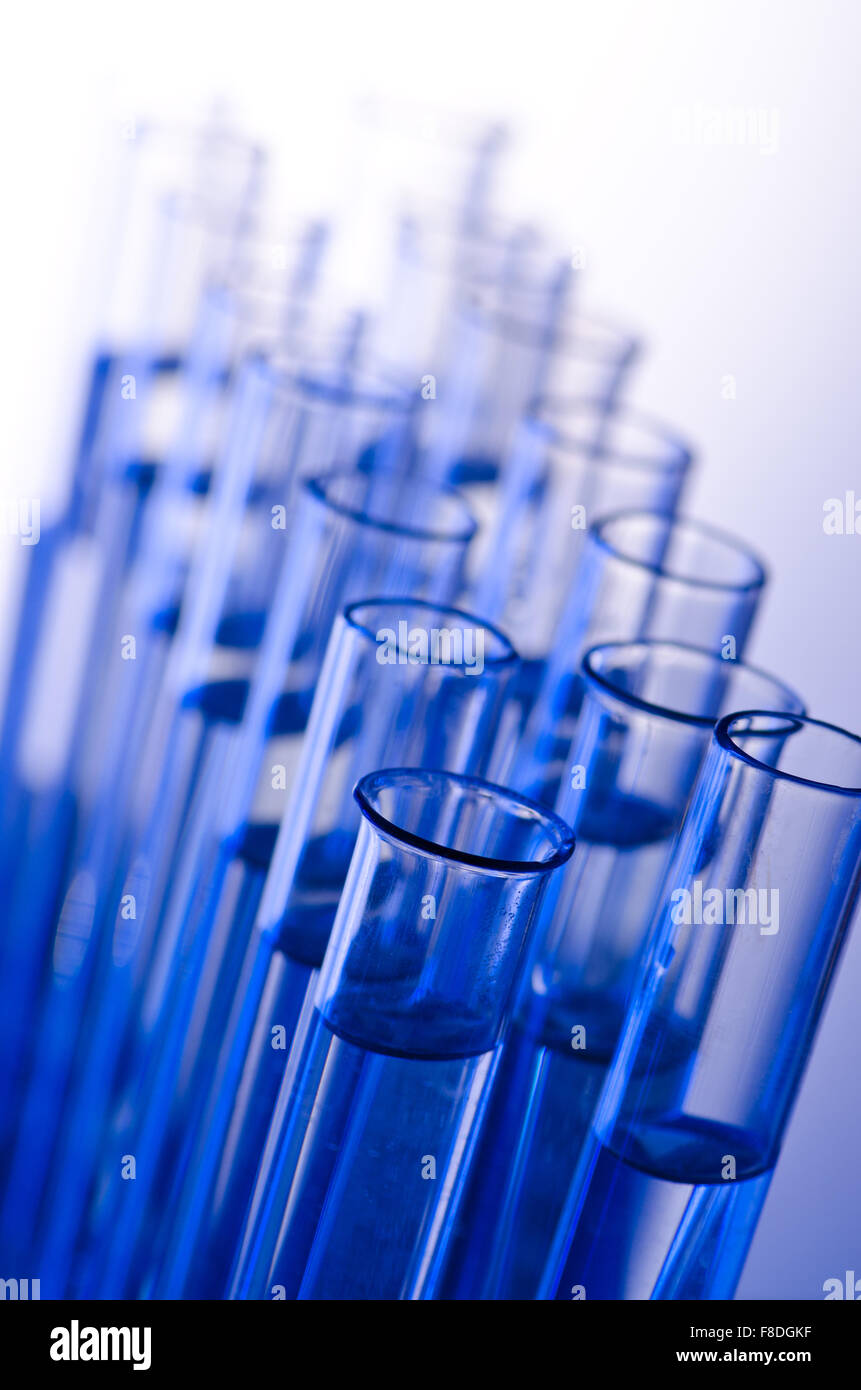 Chemical lab with glass tubing Stock Photo Alamy
