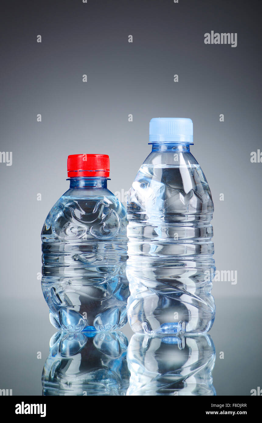 Water bottles as healthy drink concept Stock Photo Alamy