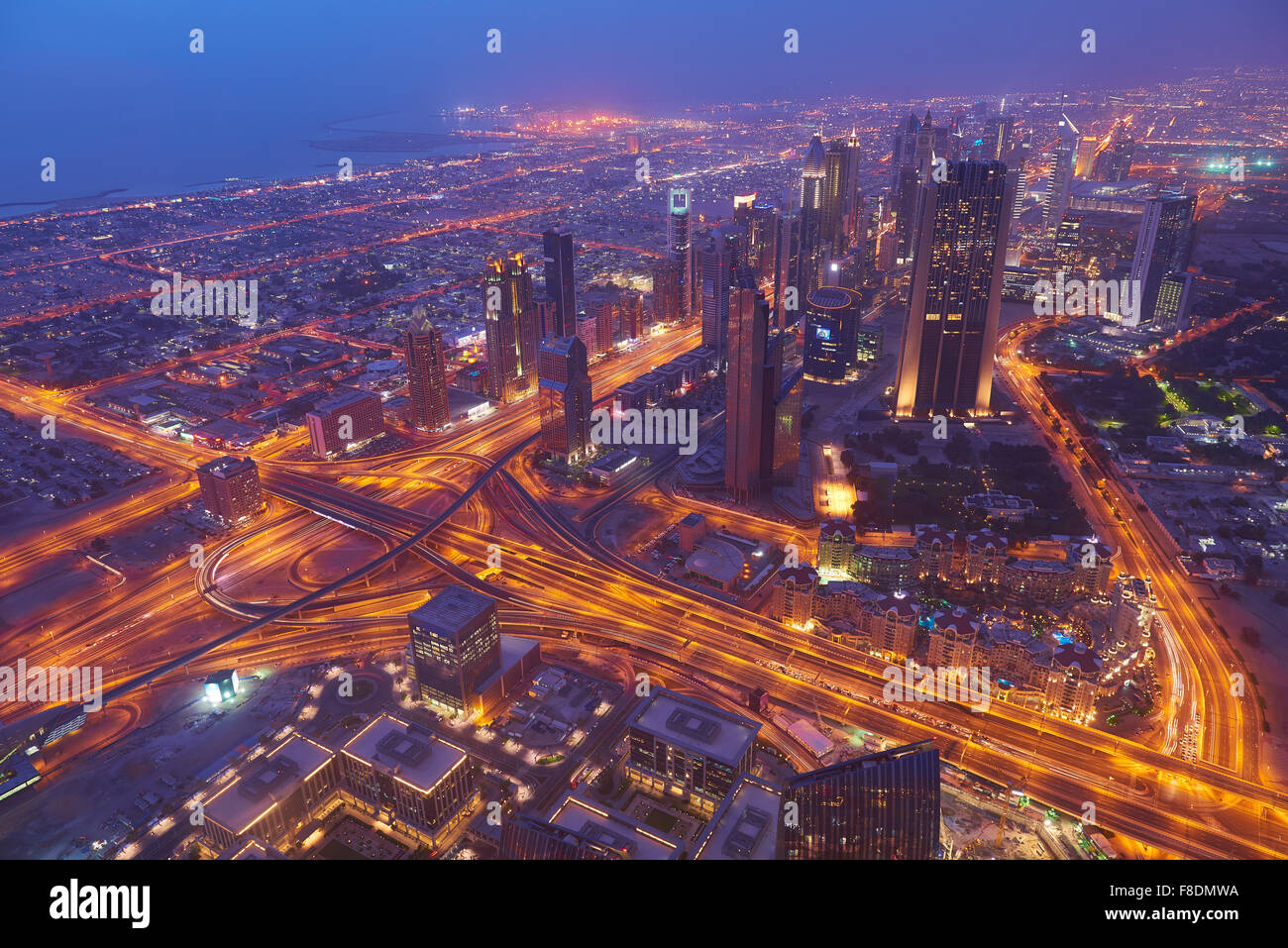 Dubai Night Skyline Dubai Streets By Night Al Yaqoub Tower Dubai