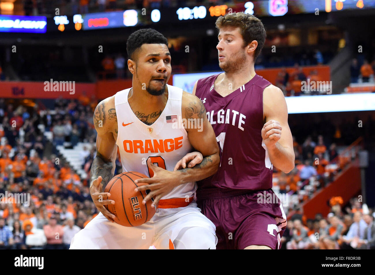Syracuse, New York, USA. 8th Dec, 2015. Syracuse Orange forward Michael ...