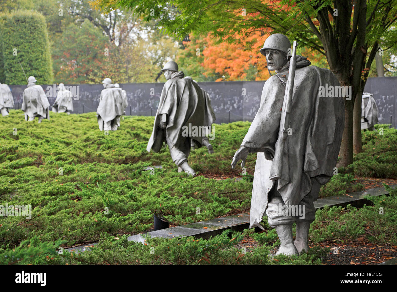 Korean war memorial dc hi-res stock photography and images - Alamy