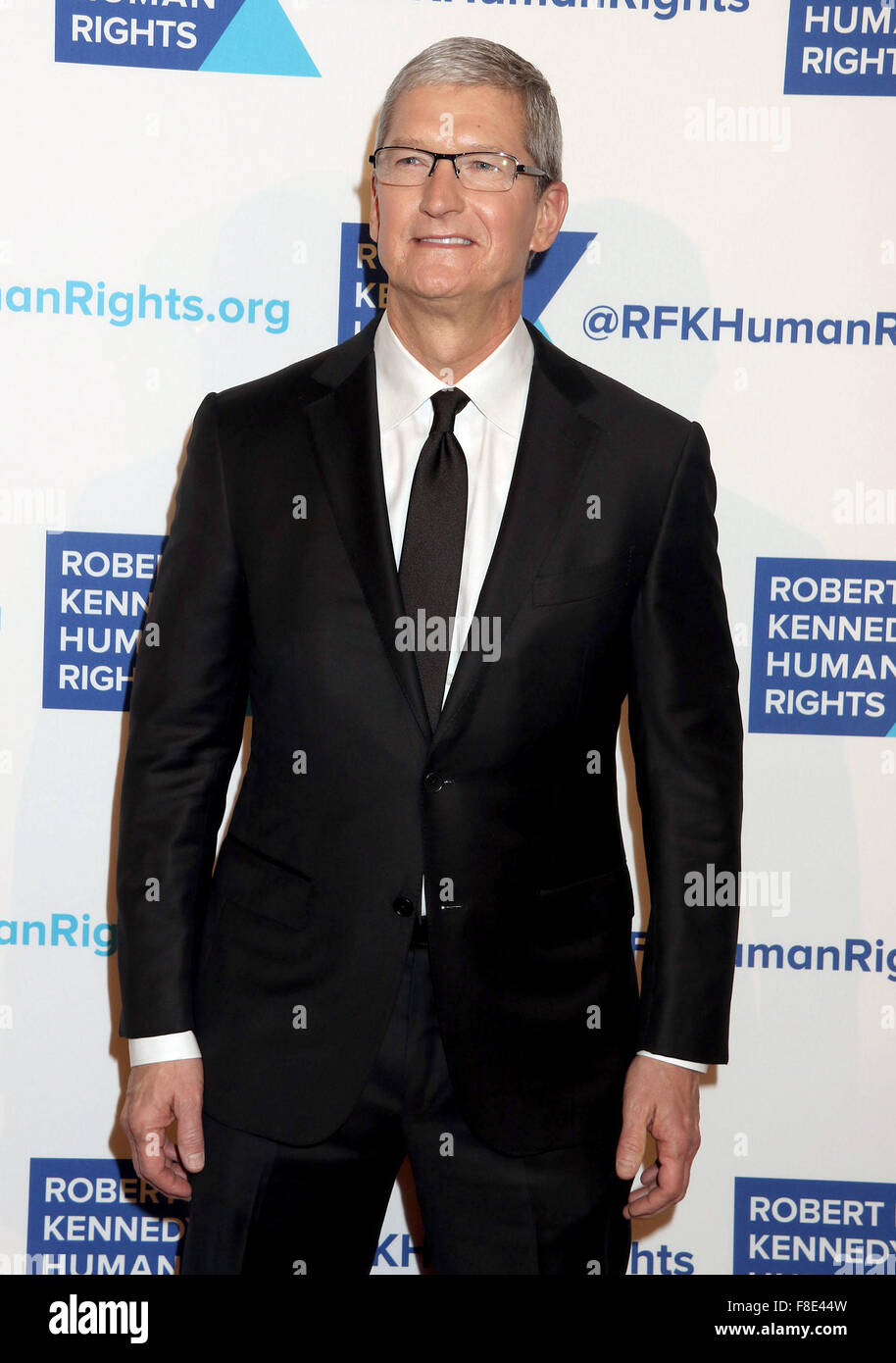 Timothy Ripple New York, New York, USA. 8th Dec, 2015. CEO of Apple TIM COOK attends ...