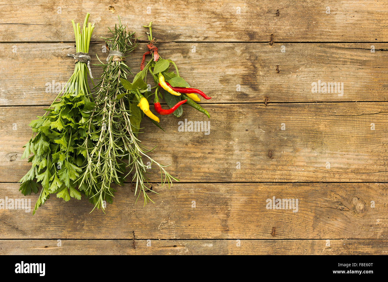 Spicy herbs Stock Photo