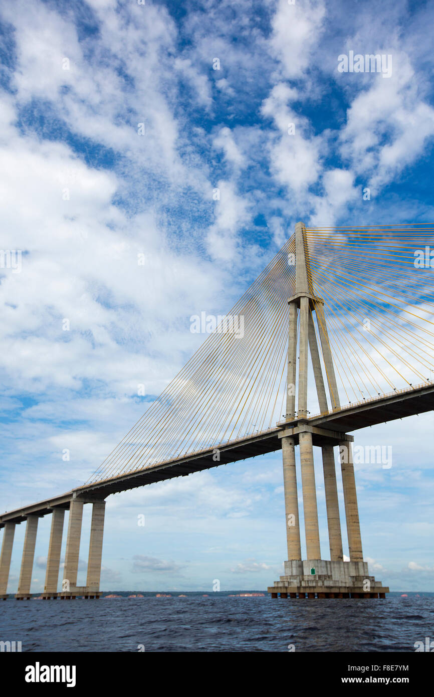 The Manaus Iranduba Bridge called Ponte Rio Negro In Brazil Is A the-manaus-iranduba-bridge-called-ponte-rio-negro-in-brazil-is-a