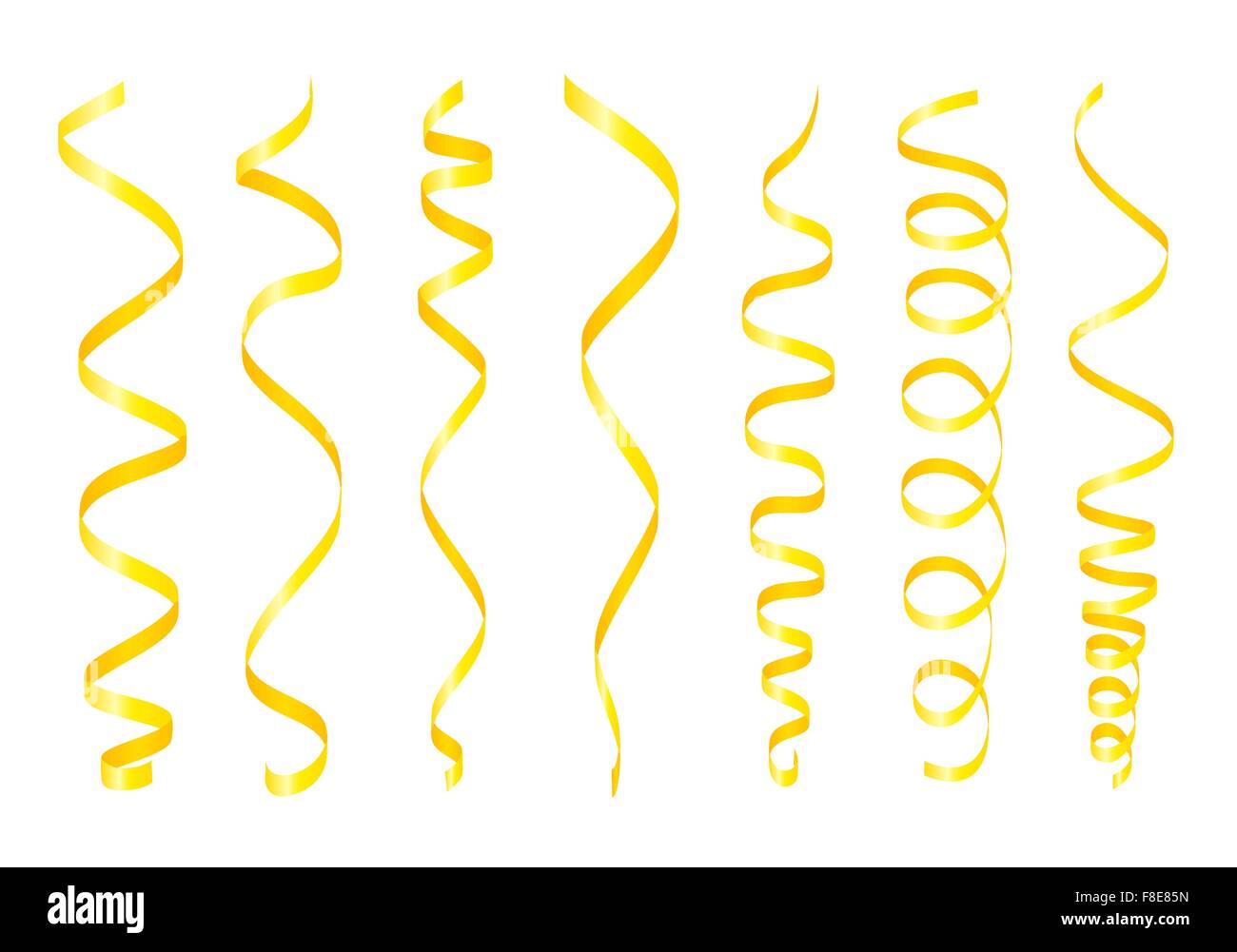 Paper streamer set Stock Vector Image & Art - Alamy