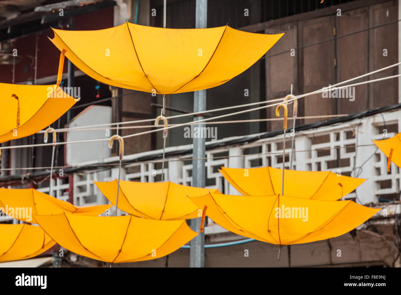 Background colorful umbrella street decoration Stock Photo Alamy