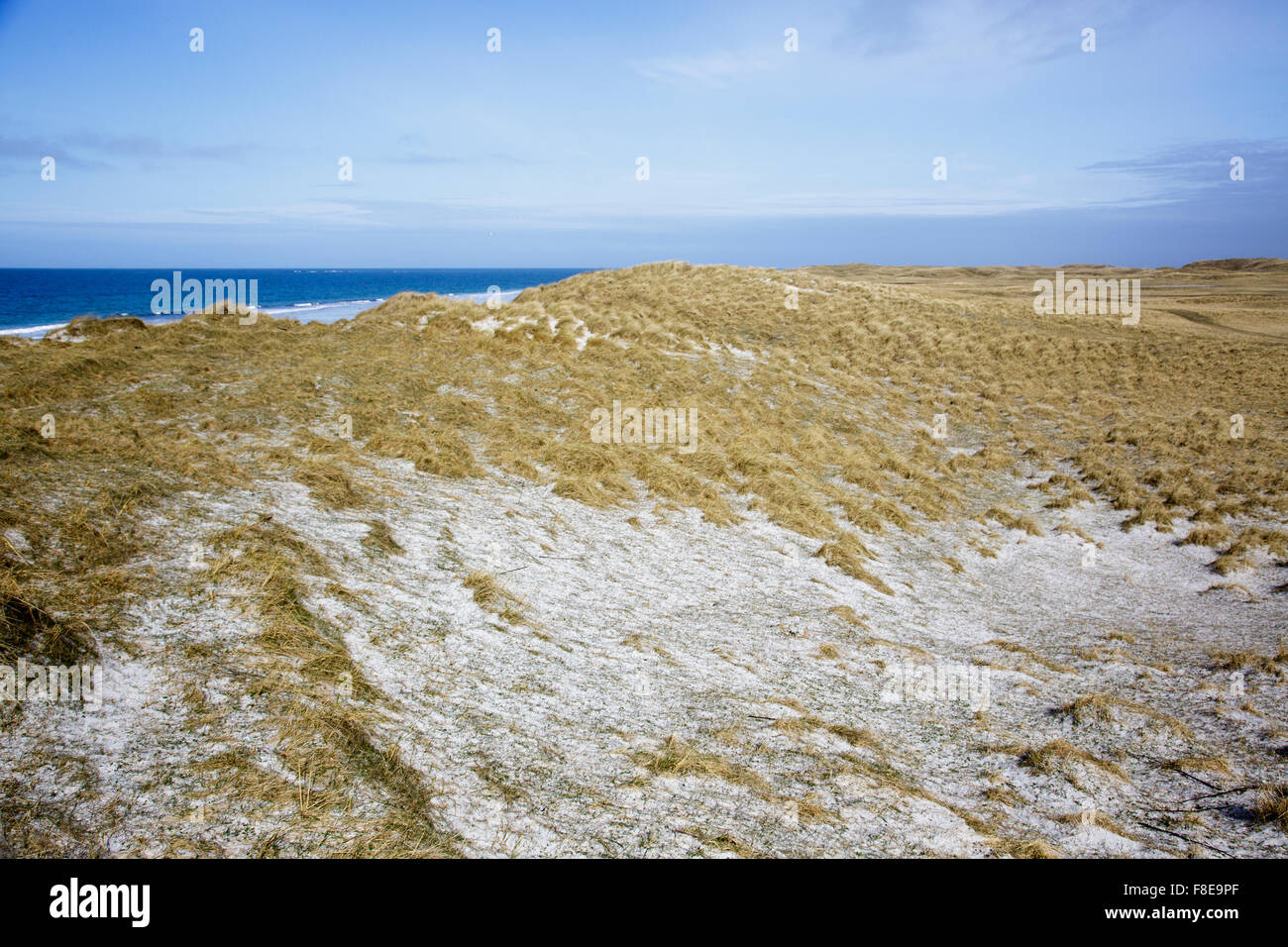sand dunes, South Uist, Outer Hebrides, Western Isles, Scotland, Stock Photo