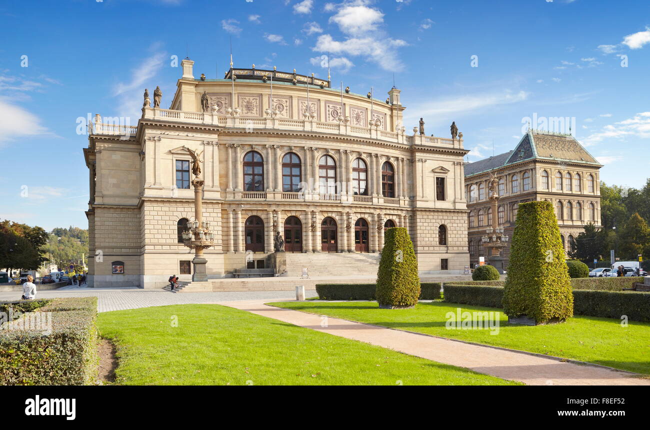 Rudolfinum Concert Hall, Prague, Czech Republic Stock Photo
