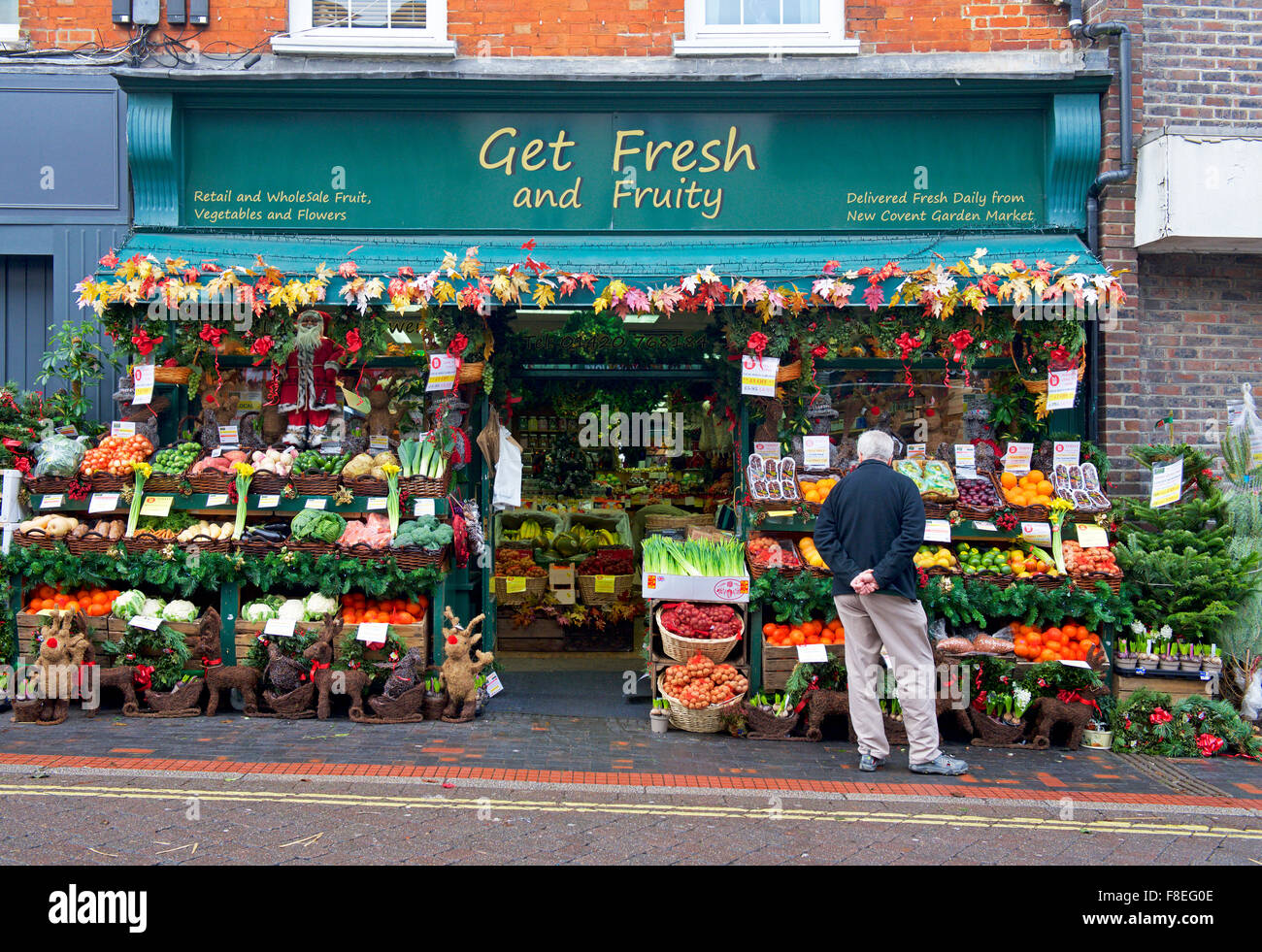 Display outside greengrocers shop - Get Fresh and Fruity - in Alton ...