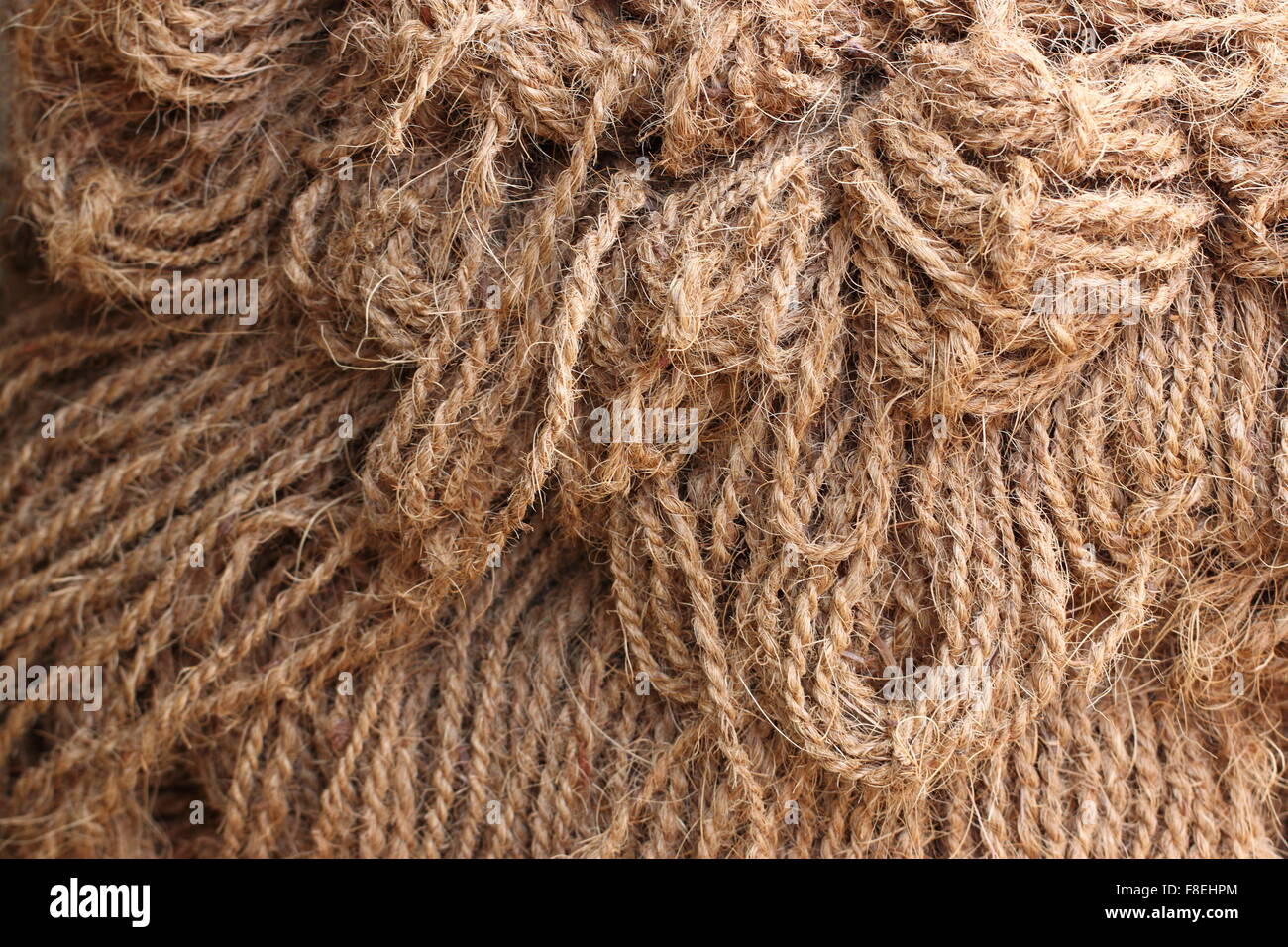 Hemp rope Stock Photo Alamy