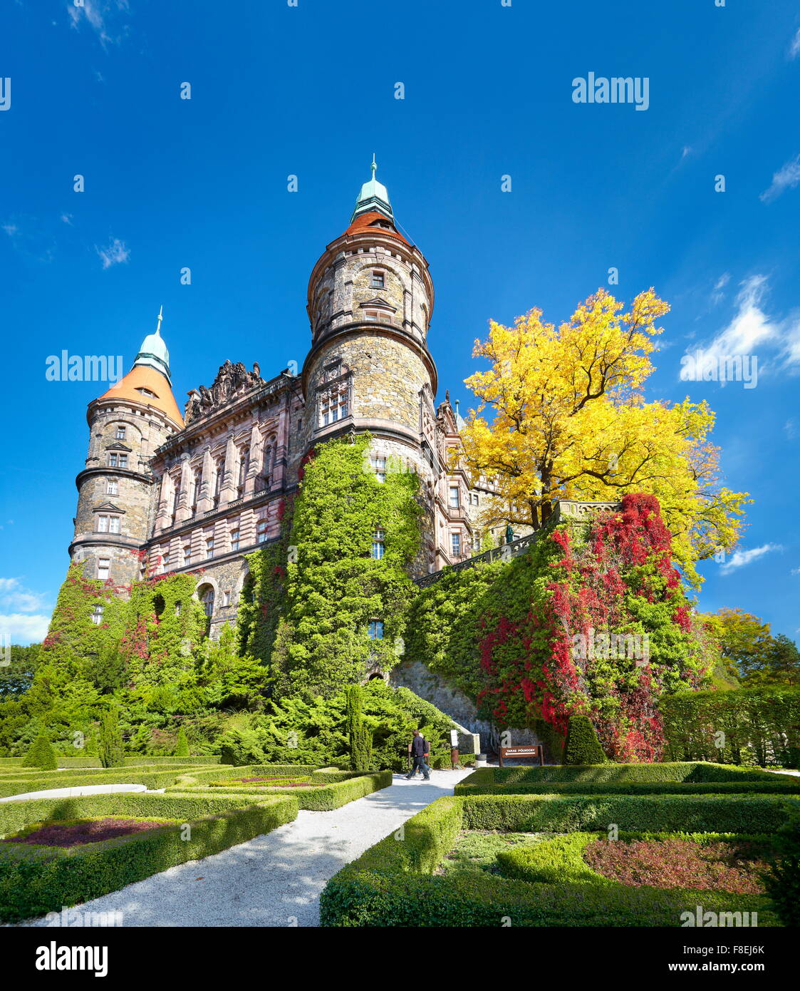 Ksiaz Castle, Lower Silesia, Poland Stock Photo