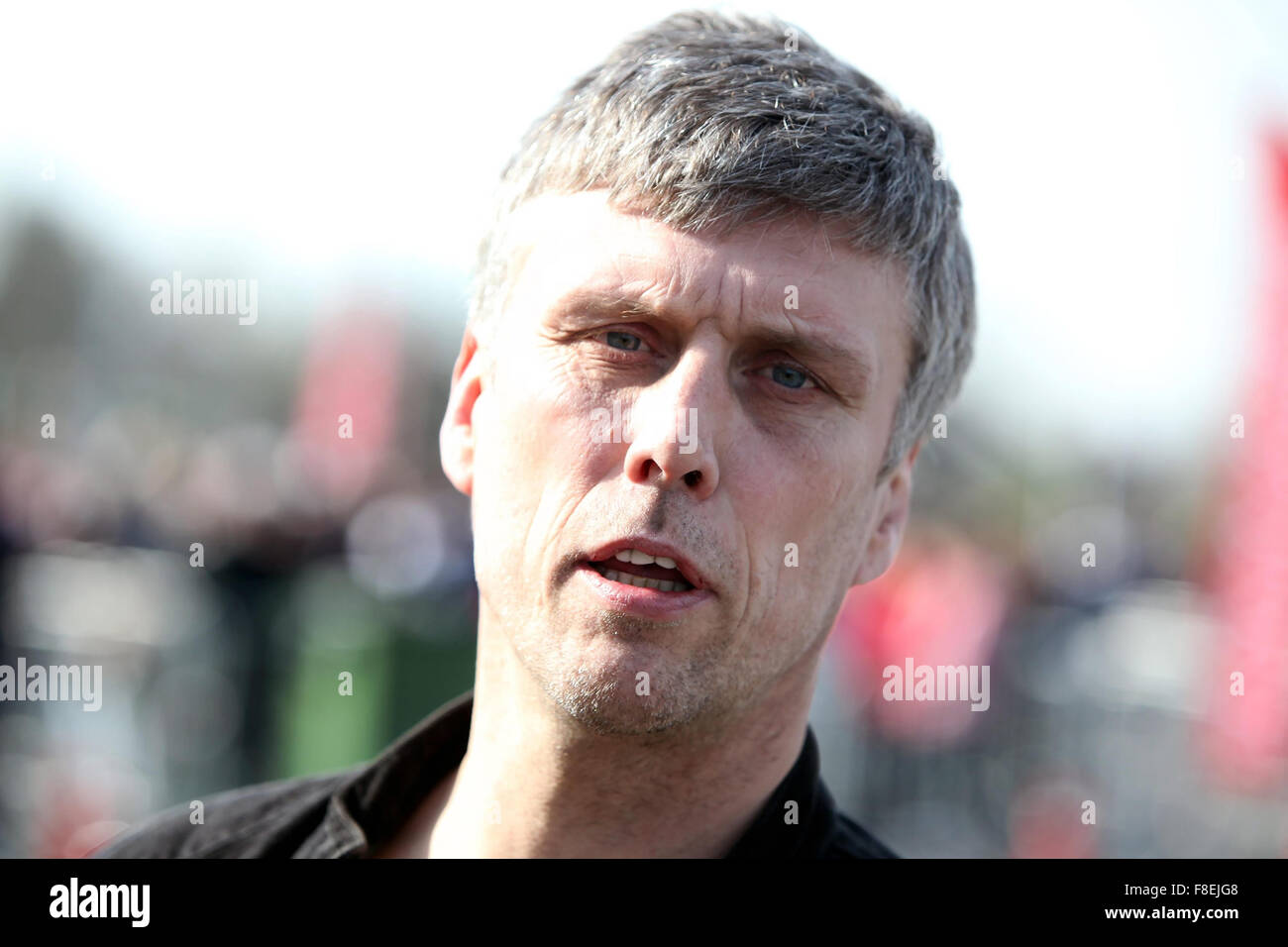 X-Factor auditions at Old Trafford football ground , Manchester .  Bez  xfactor x fac Stock Photo