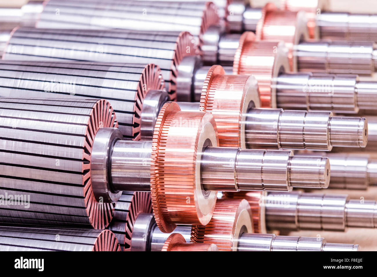 electric motor rotors Stock Photo Alamy